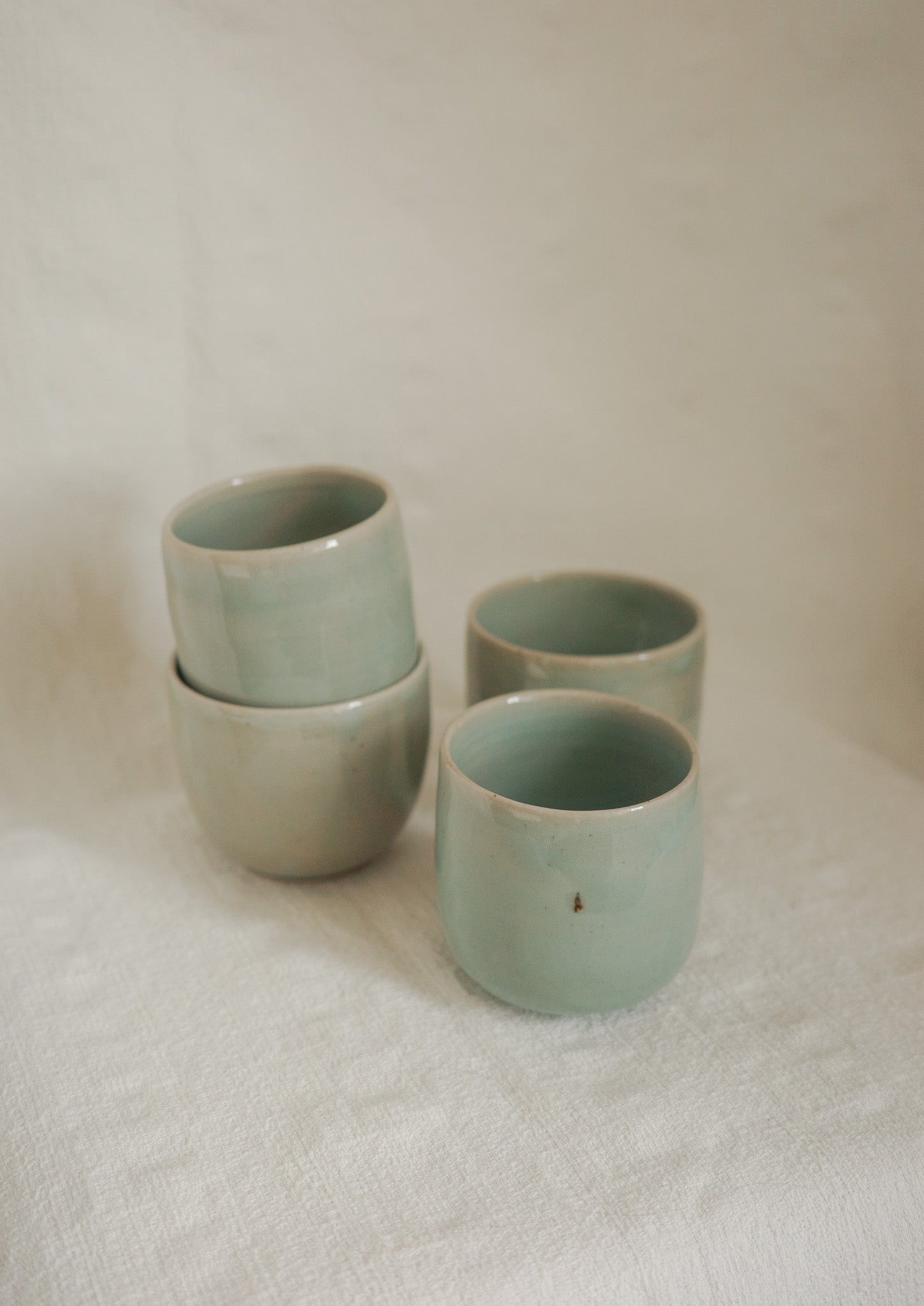 Ocean mist espresso cups